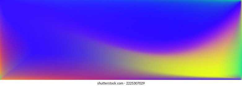 Malla de degradado de agua brillante multicolor y nítida. Fondo dinámico de curva ondulada de color cielo. Fondo de gradiente de brillo líquido intenso de la luz del amanecer. Colores Neon Sunset Vibrante Textura de borrosa Pastel.