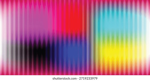 Blurred multicolored stripes creating abstract pattern effect