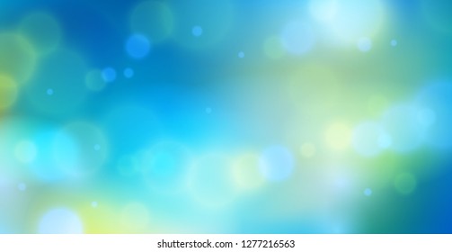 Blurred nature background defocused beyond the window, vector illustration out of focus beautiful summer or spring illustration.