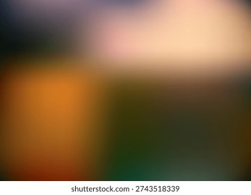 Blurred Nature Background with Warm Sunset Tones