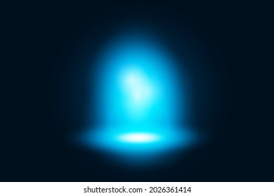 Blurred neon light effect composing abstract light scene. Light painting. Motion light. vector exposure time