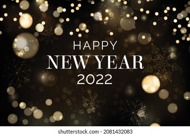 ilustración de diseño vectorial de fondo de año 2022 desdibujado