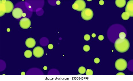 Blurred Night Lights Seamless Bokeh Background. Magic Twilight Cityscape Pattern. Neon Night City Life Poster Background. Magic Glitter Bokeh Pattern.