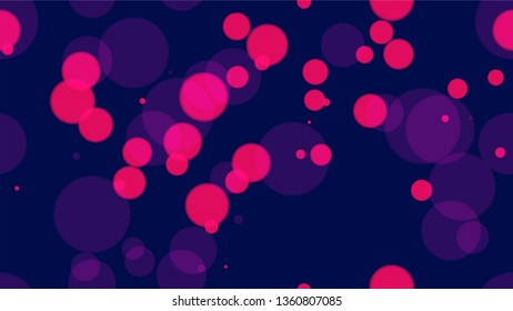Blurred Night Lights Seamless Bokeh Background. Festive Shining Confetti Pattern. Glowing Car Lights Poster Background. Cosmic Shimmer Bokeh Pattern.