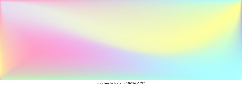 Blurred Pastel Fluid Vibrant Curve Gradient Mesh. Vivid Sunset Color Rainbow Light Gradient Background. Bright Sunrise Sky Water Blurry Texture. Wavy Colorful Dynamic Multicolor Liquid Wallpaper.