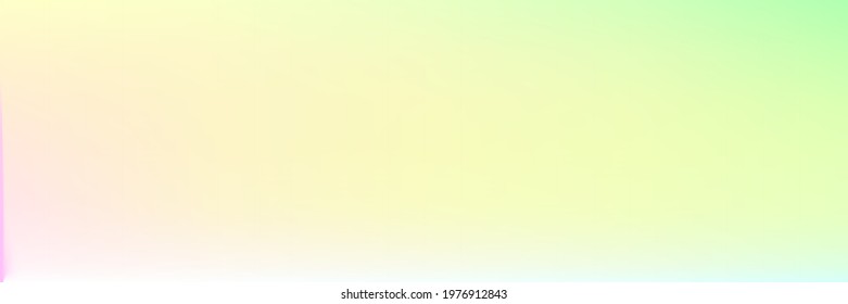 Blurred Pastel Sky Soft Colorful Vibrant Sky Background. Sunrise Light Sunset Water Vivid White Horizontal Gradient Mesh Background. Multicolor Clean Color Spotlight Bright Gradient Design Pic.