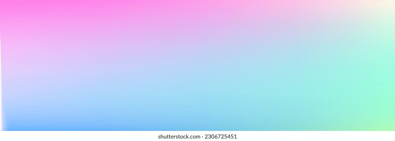 Blurred Pastel Sunrise Light Multicolor Colorful Horizontal Gradient Mesh Background. White Bright Color Vivid Clean Water Sky Wallpaper. Spotlight Sunset Soft Sky Vibrant Gradient Blurry Texture.