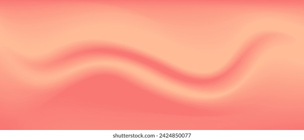 Blurred pink and peach background for back splash, Peach Fuzz color background 2024 year. Texture gradients in pastel shades for product packaging.