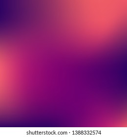 Blurred Pink And Violet Background With Gradient Mesh, Vector Illustration