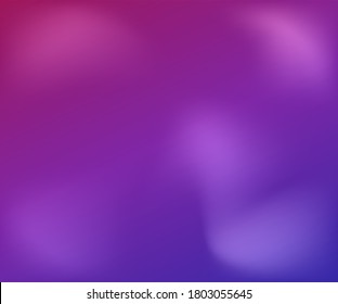 Blurred purple background, colorful rainbow pattern. Multicolored fluid shapes for Web and Mobile Applications, social media, modern decoration Vector illustration 