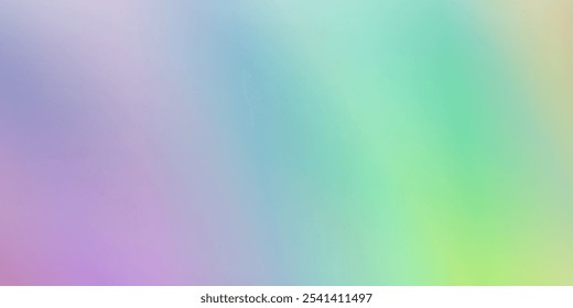 Blurred rainbow background of liquid colors, holographic effect. Background for text, image, advertising. Rainbow colorful light effect, transparent background, png.