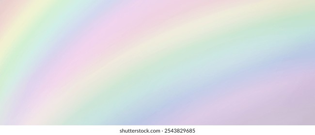 Blurred rainbow background of liquid colors, holographic effect. Background for text, image, advertising. Rainbow colorful light effect, transparent background, png.