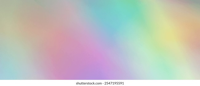 Blurred rainbow background of liquid colors, holographic effect. Background for text, image, advertising. Rainbow colorful light effect, transparent background, png.