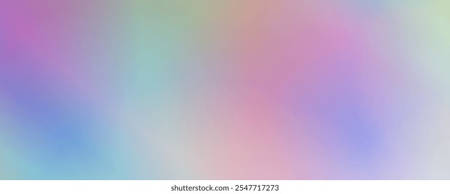 Blurred rainbow background of liquid colors, holographic effect. Background for text, image, advertising. Rainbow colorful light effect, transparent background, png.