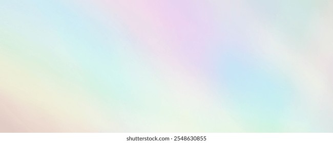 Blurred rainbow background of liquid colors, holographic effect. Background for text, image, advertising. Rainbow colorful light effect, transparent background, png.