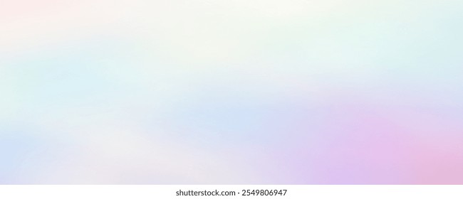 Blurred rainbow background of liquid colors, holographic effect. Background for text, image, advertising. Rainbow colorful light effect, transparent background, png.