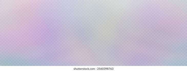 Blurred rainbow background of liquid colors, holographic effect. Background for text, image, advertising. Rainbow colorful light effect, transparent background, png.