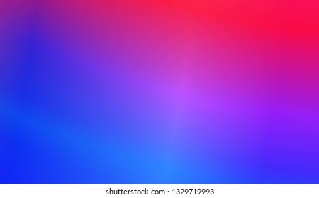 Blurred rainbow color gradient background. Design for screen, presentation, wallpaper. Holiday object. Vector illustration.