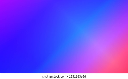 Blurred rainbow color gradient background. Design for screen, presentation, wallpaper. Holiday object. Vector illustration.