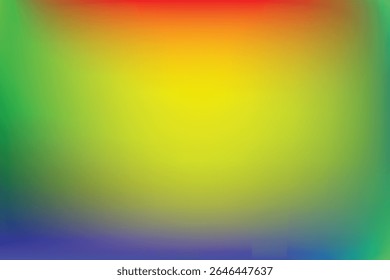 A blurred rainbow gradient background with a smooth transition of colors from red to green- yellow- blue and black.
