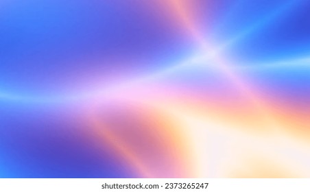 Blurred rainbow light refraction texture overlay effect for photo and mockups. Bright plasma blur image.