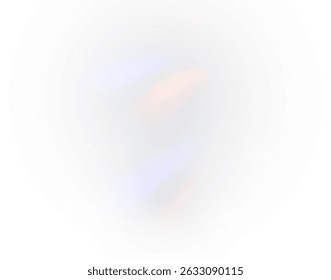 Blurred rainbow refraction overlay with light prism distortion on a transparent background. Features holographic reflections, crystal flare leaks, and soft shadow effects.