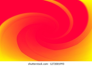 blurred red and yellow colors twist wave colorful effect for background, illustration gradient in water color art swirl rainbow and sweet color concept, red colorful wallpaper with twist swirl color