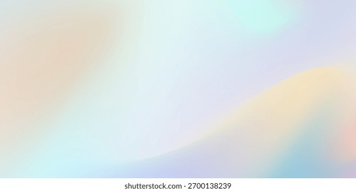 Überlagerungseffekt der unscharfen Refraktionslichtstruktur. Holografische Regenbogen Hintergrund modern