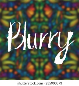 Blurred shining abstract background. Vector illustration.