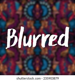 Blurred shining abstract background. Vector illustration.