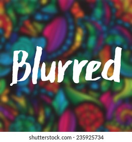 Blurred shining abstract background. Vector illustration.