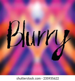 Blurred shining abstract background. Vector illustration.