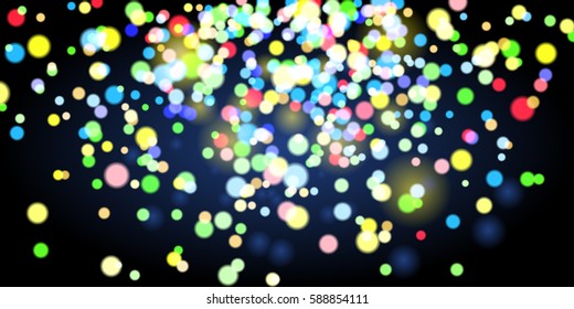 unscharfe Lichter auf dunklem Hintergrund