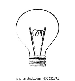 blurred silhouette modern light bulb