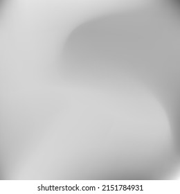 Blurred Sky Fluid Grey Dark Swirl Gradient Mesh. Curve Soft Liquid Wavy Smooth Surface. Metallic Dynamic Aluminium Monochromatic Background. Calm Light Silver Water Dark Gradient Backdrop.