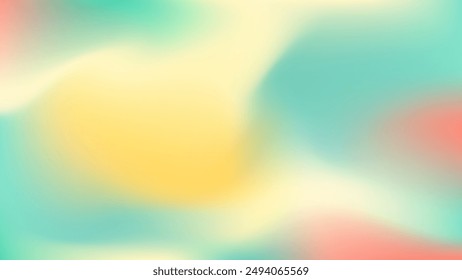 Blurred soft pastel gradient abstract pattern background. 4k resolution wallpaper, backdrop, banner. Editable vector illustration