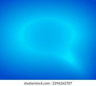 Blurred speech bubble communication concept vector sign isolated on white, dialog or brainstorm, discussion or argument, element in blur out of focus.