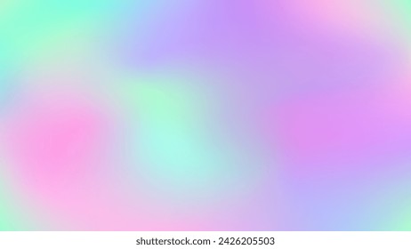 Borrosa primavera Gradiente de color pastel y2k de fondo. Banner de mezcla de cielo rosa y azul. Plantilla vacía de moda abstracta .