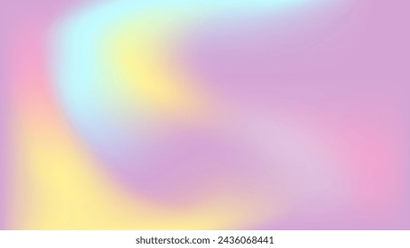 Blurred spring Gradient pastel color y2k background. Pink and blue sky blend banner. Abstract trendy empty template .