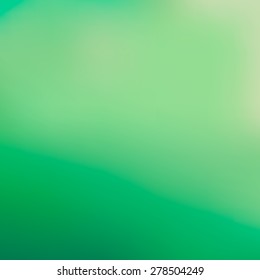 Blurred spring grass or summer landscape vector illustration in green colors. Abstract blur unfocused style background