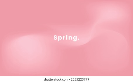 Blurred spring soft gradient color background. Vector aesthetic springtime