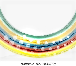 Blurred swirl background vector template