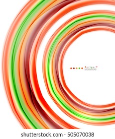Blurred swirl background vector template