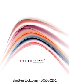 Blurred swirl background vector template