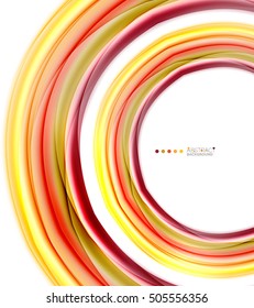 Blurred swirl background vector template