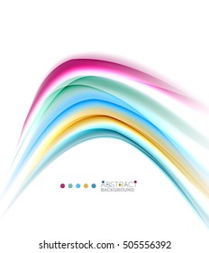 Blurred swirl background vector template