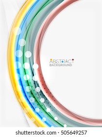Blurred swirl background vector template