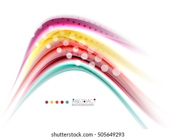 Blurred swirl background vector template