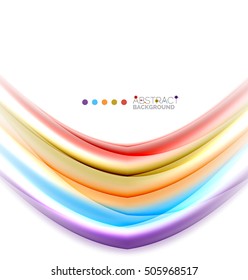 Blurred swirl background vector template