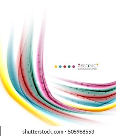 Blurred swirl background vector template